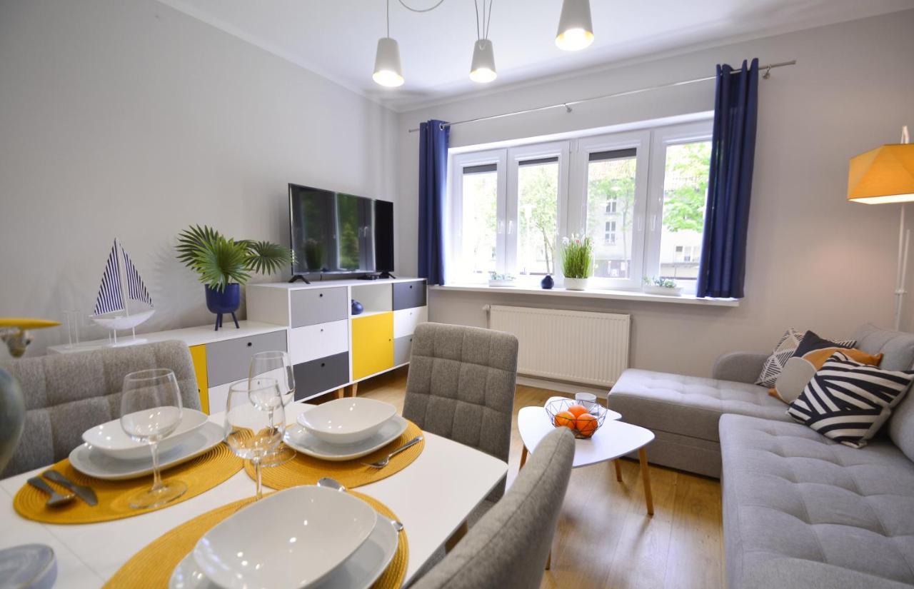Sunset Apartments - Kapitanska - Plaza 500M Swinoujscie Kültér fotó